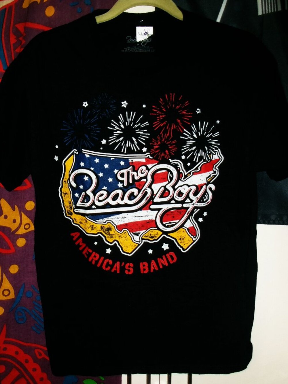 beach boys america's band new medium tee - brian wilson pop surf rock n roll